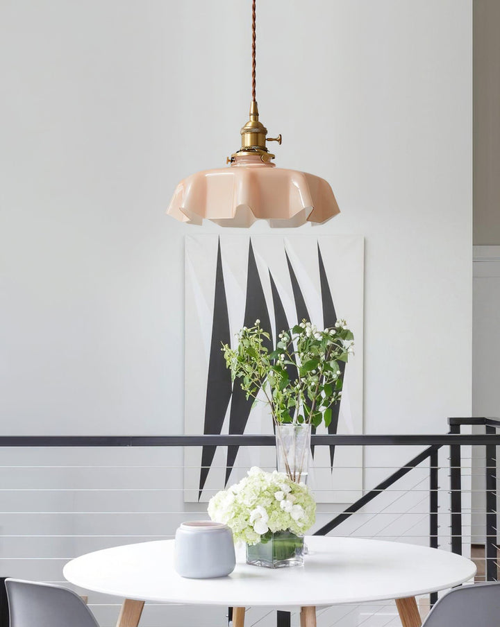 French Flower Droplight Pendant Swag Light | Kalsten