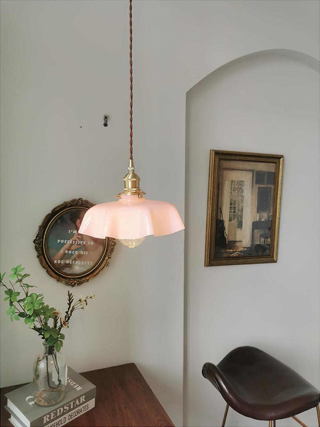 French Flower Droplight Pendant Swag Light | Kalsten