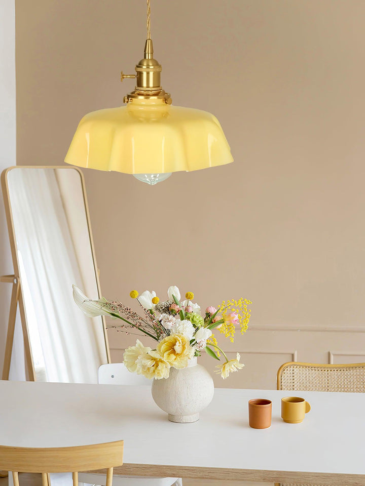 French Flower Droplight Pendant Swag Light | Kalsten