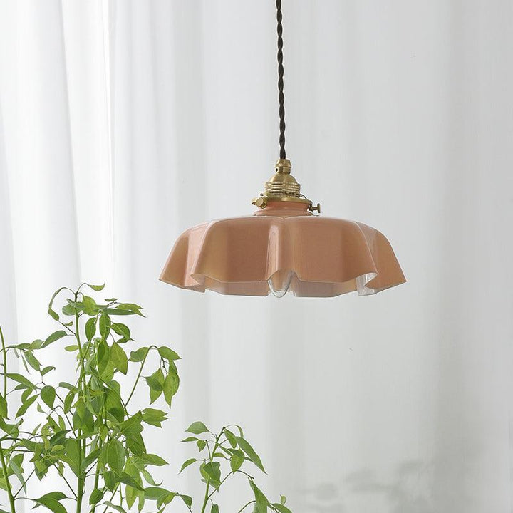French Flower Droplight Pendant Swag Light | Kalsten
