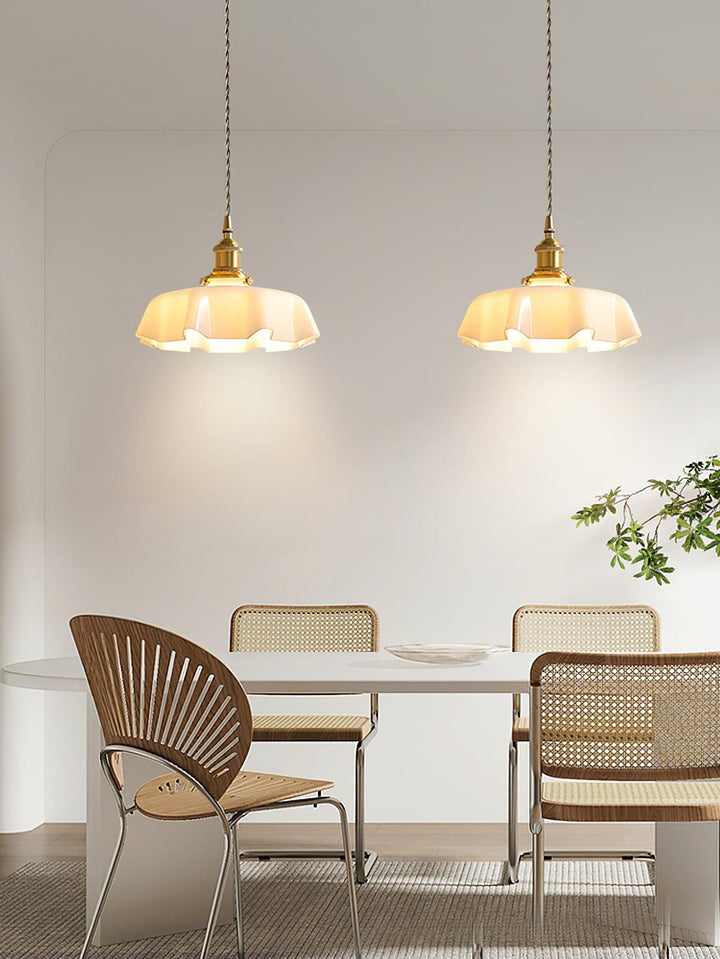 French Flower Droplight Pendant Swag Light | Kalsten