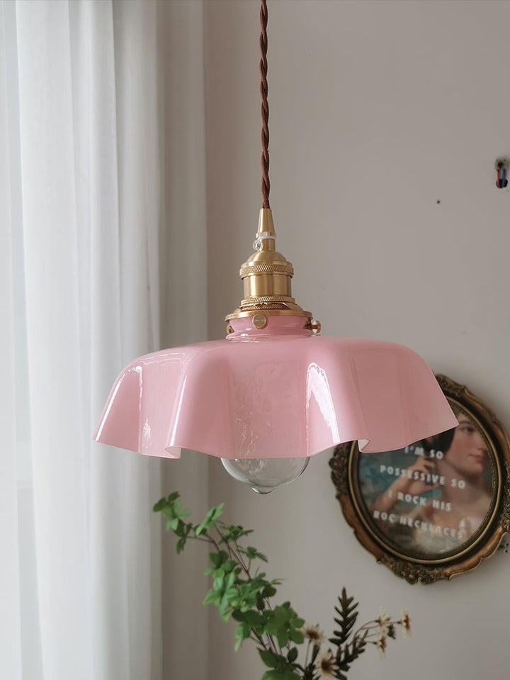 French Flower Droplight Pendant Swag Light | Kalsten