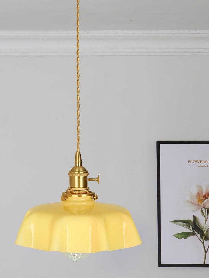 French Flower Droplight Pendant Swag Light | Kalsten