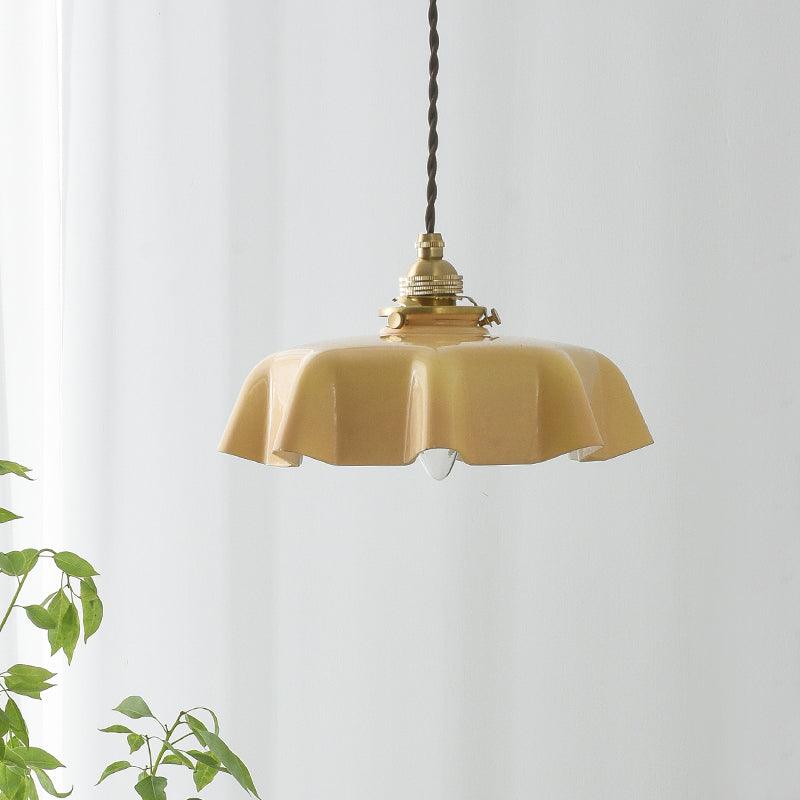 French Flower Droplight Pendant Swag Light | Kalsten