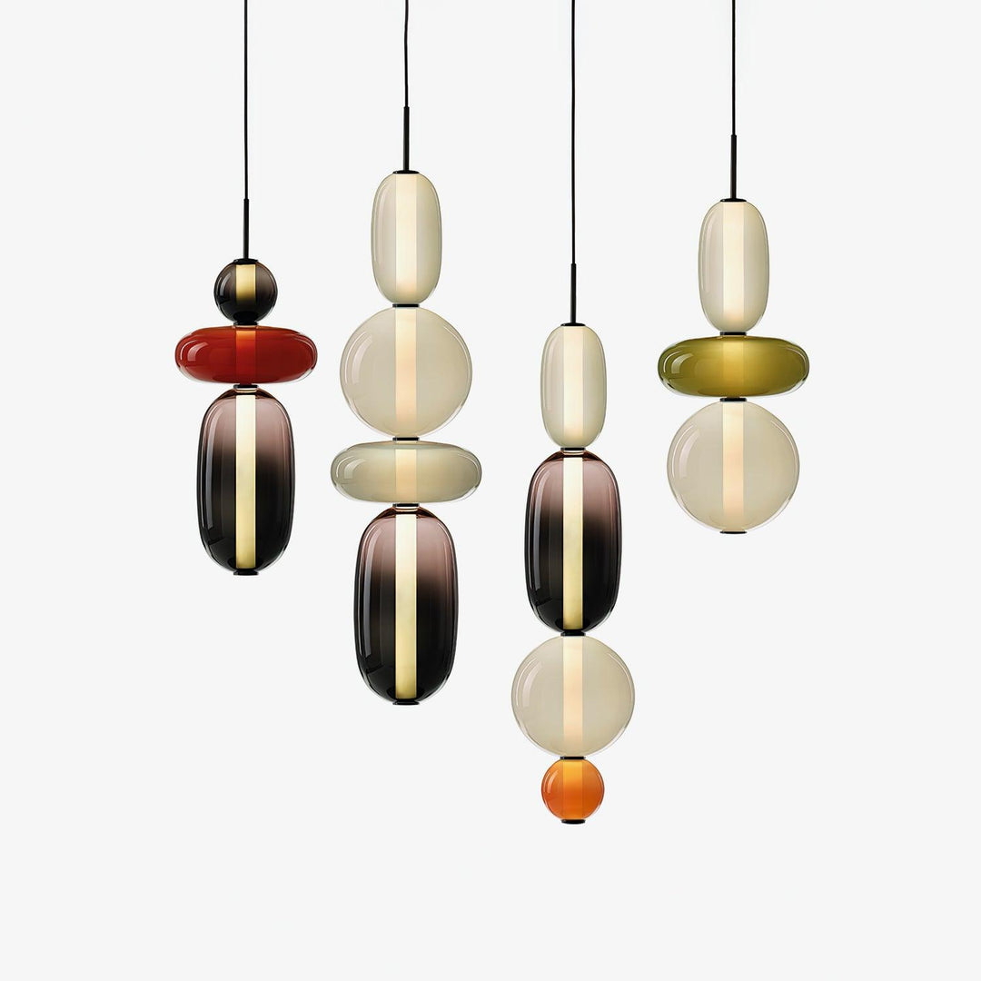 LumiSphere Light - Modern Colored Glass LED Pendant Light | Kalsten