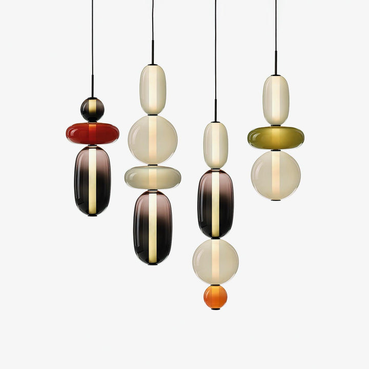 LumiSphere Light - Modern Colored Glass LED Pendant Light | Kalsten