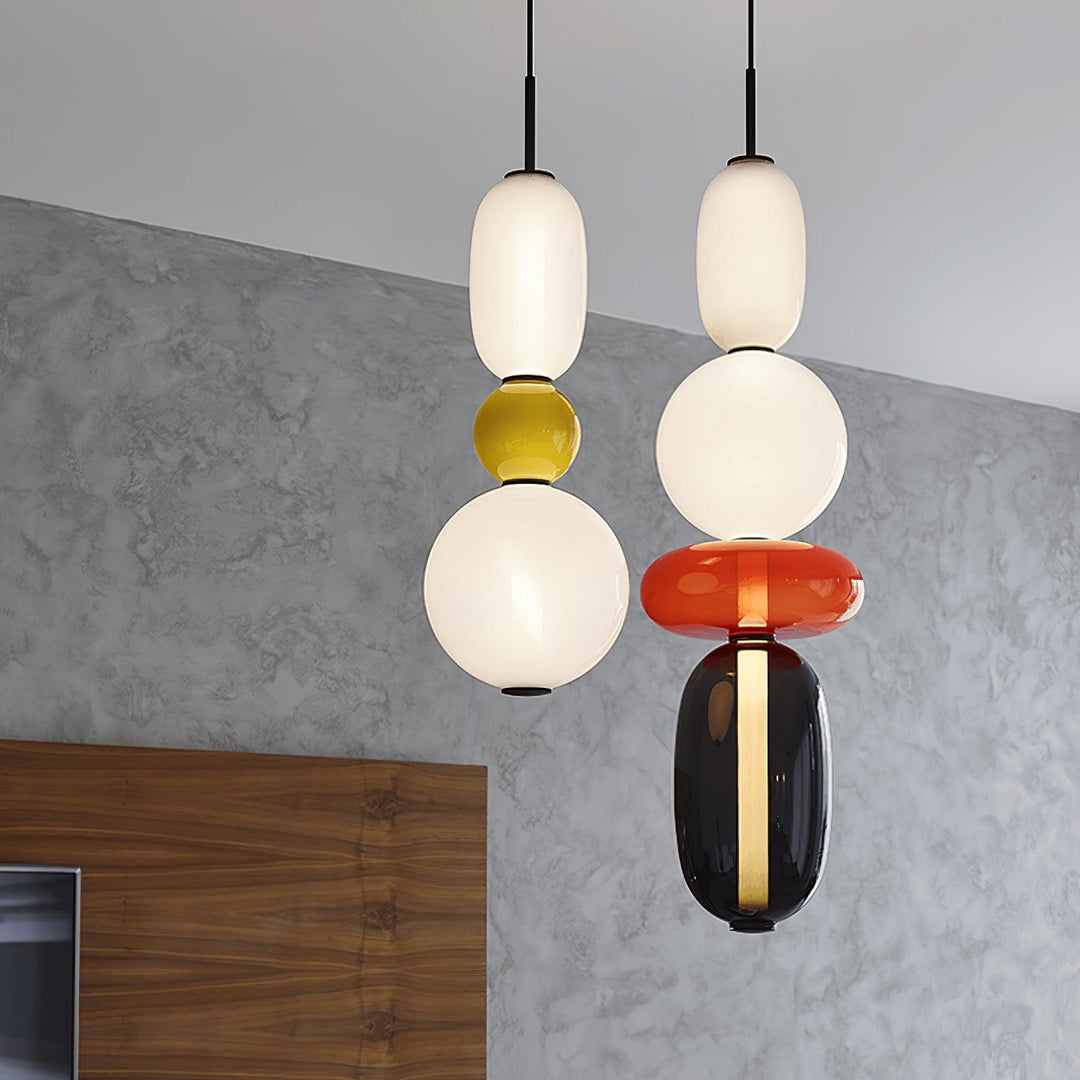 LumiSphere Light - Modern Colored Glass LED Pendant Light | Kalsten