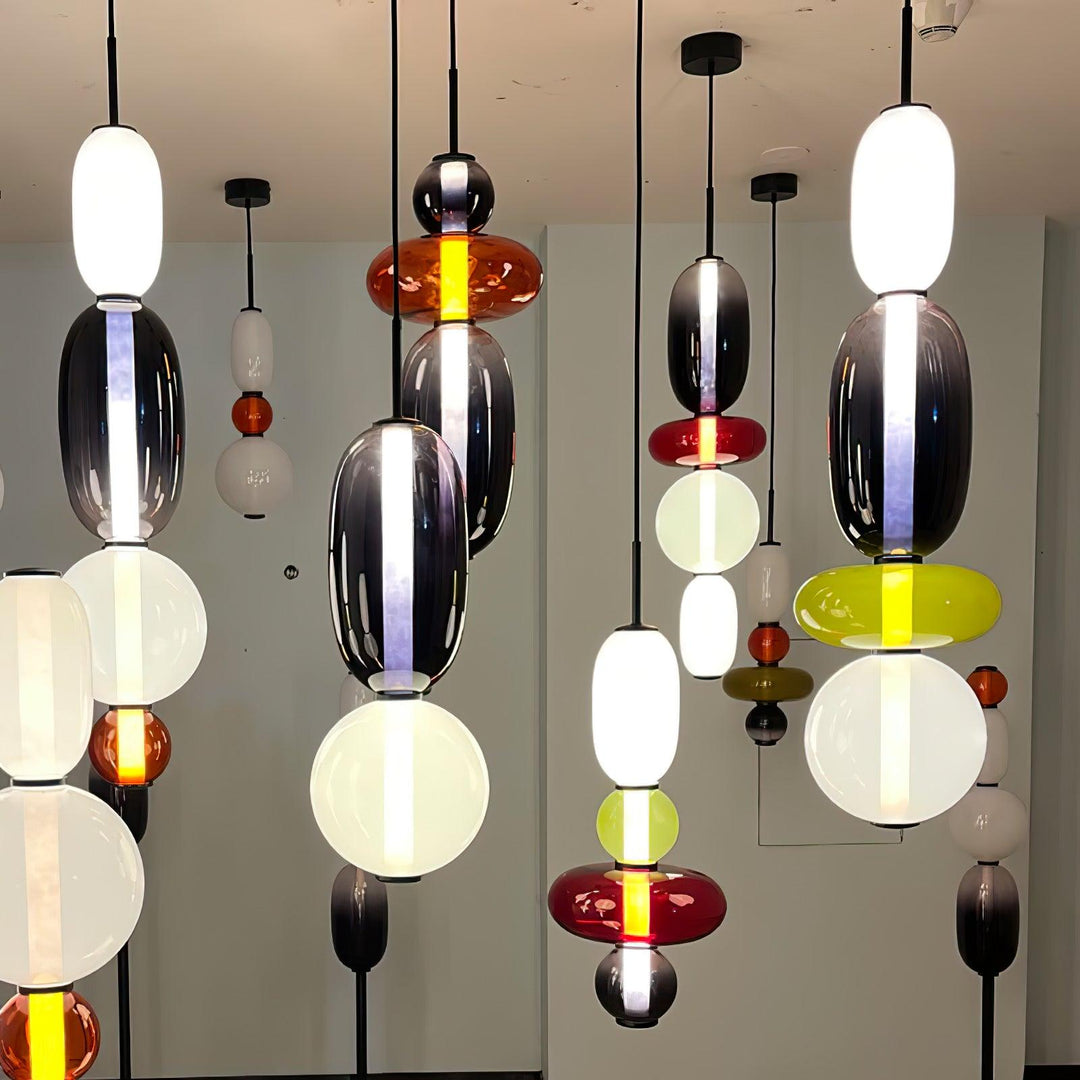 LumiSphere Light - Modern Colored Glass LED Pendant Light | Kalsten