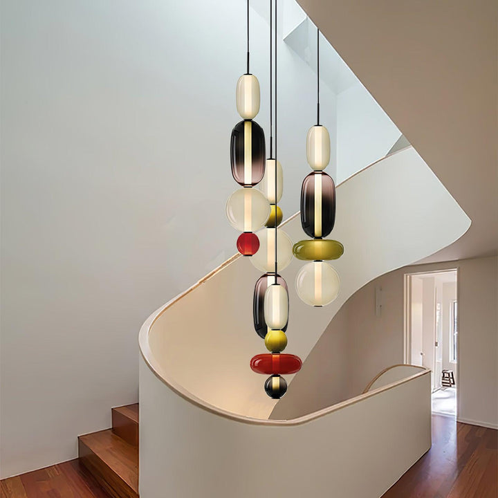 LumiSphere Light - Modern Colored Glass LED Pendant Light | Kalsten