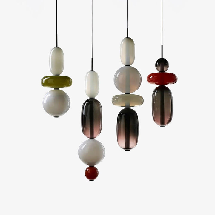 LumiSphere Light - Modern Colored Glass LED Pendant Light | Kalsten