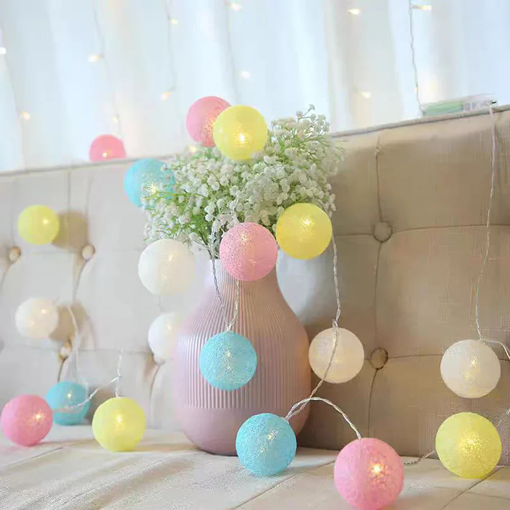 Kalsten | Cotton Ball Garland
