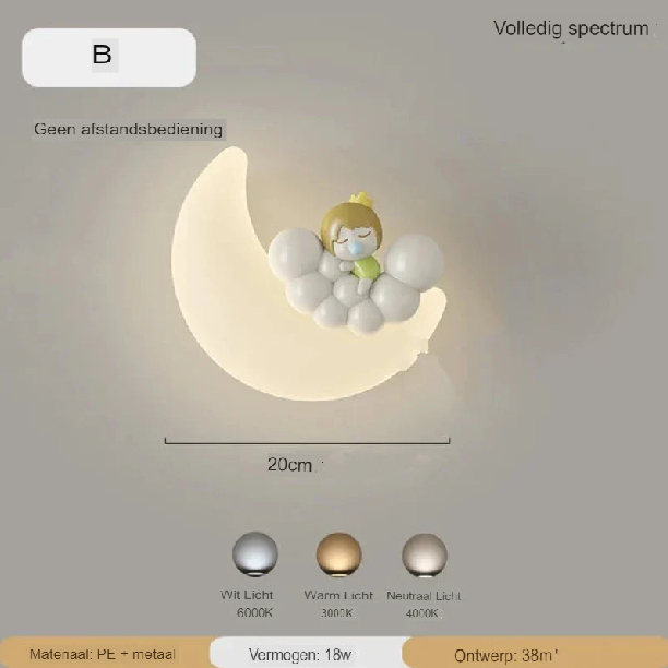 Wall lamp Moon | Gentle lighting | High quality - Noram | Kalsten