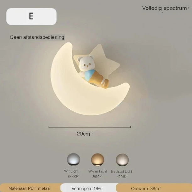 Wall lamp Moon | Gentle lighting | High quality - Noram | Kalsten