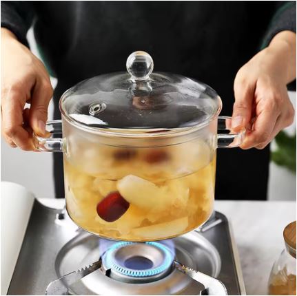 Kalsten | Glass heat-resistant cooking pot