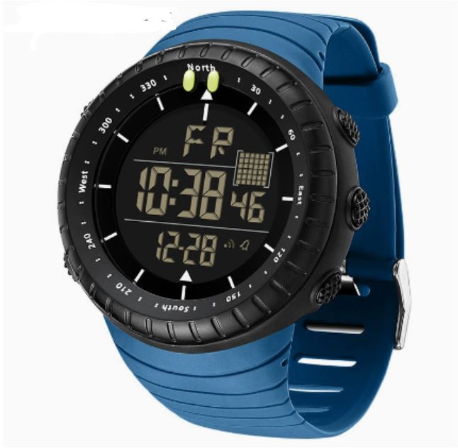 Kalsten | Henry Waterproof Men’s Digital Sports Watch – Shockproof, Tactical & LED Backlit Outdoor Timepiece