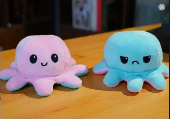 Kalsten | Reversible Plush Octopus Soft Toy