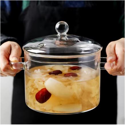 Kalsten | Glass heat-resistant cooking pot