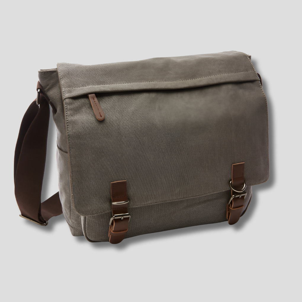 Skanto | Carlos – Robust Men's Bag for Daily Use | Durable Canvas Crossbody Bag