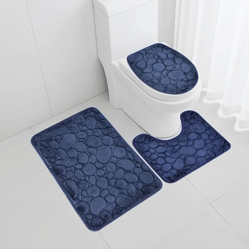 Skanto | 3-Piece Bathroom Mat Set with Non-Slip Comfort