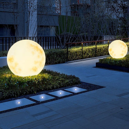 Celestial Glow Moon-Design Solar Garden Light