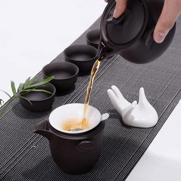 Ceramic Hand Shaped Air Plant Egg Jewelry Holder | Kalsten