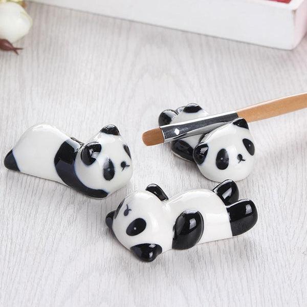 Ceramic Panda Paintbrush Chopsticks Holder | Kalsten