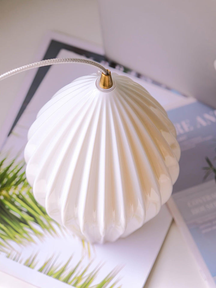 Ceramic Ribbed Ceiling light fitting Pendant Light | Kalsten