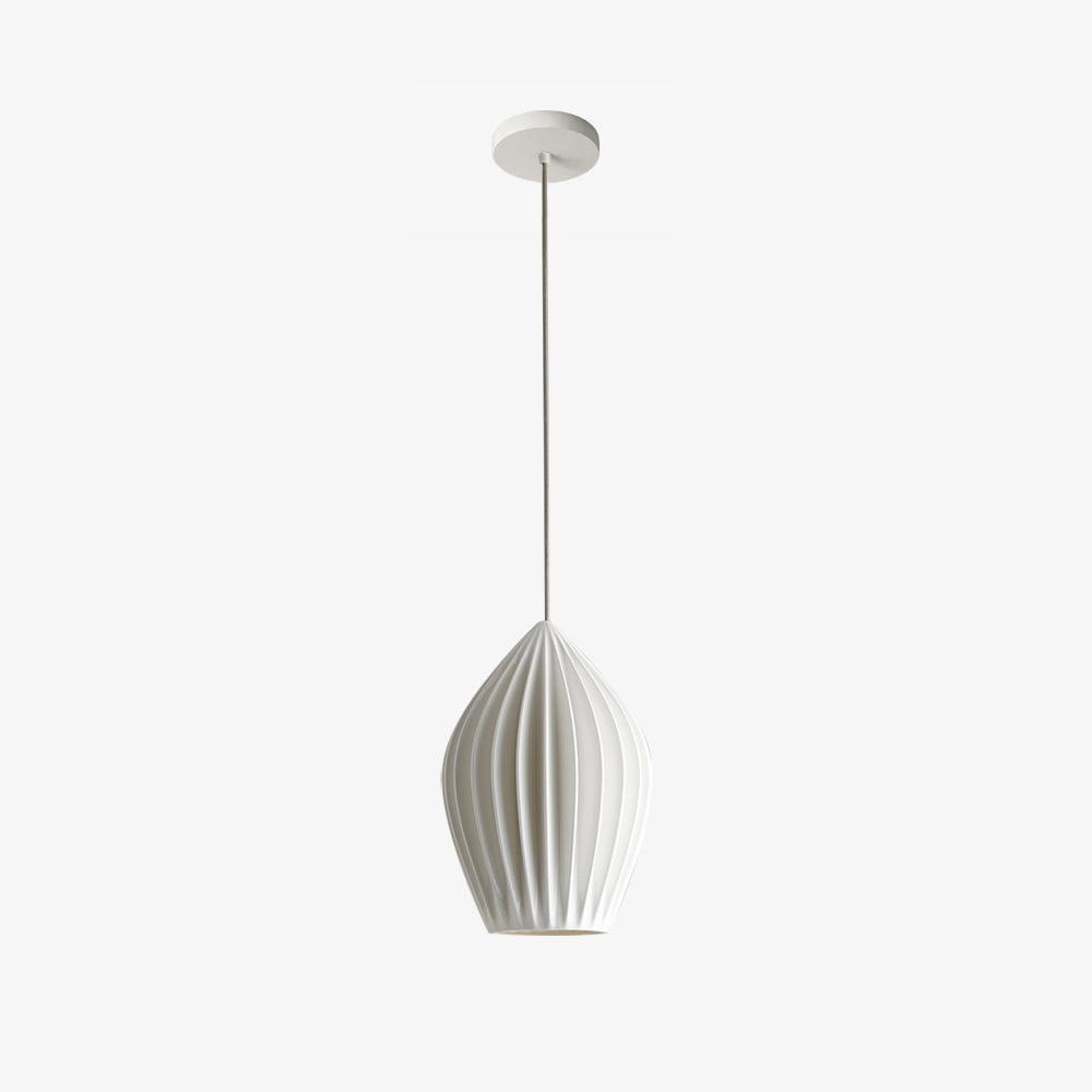 Ceramic Ribbed Ceiling light fitting Pendant Light | Kalsten