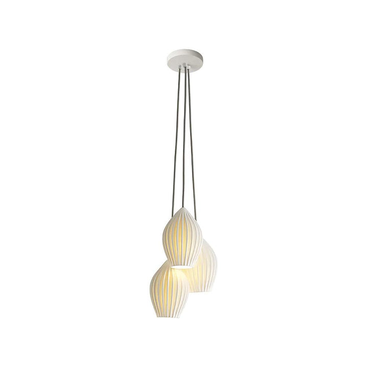 Ceramic Ribbed Ceiling light fitting Pendant Light | Kalsten