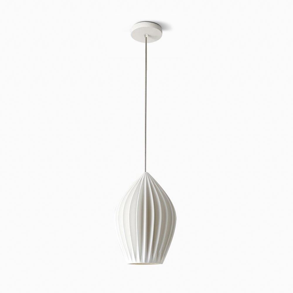 Ceramic Ribbed Ceiling light fitting Pendant Light | Kalsten
