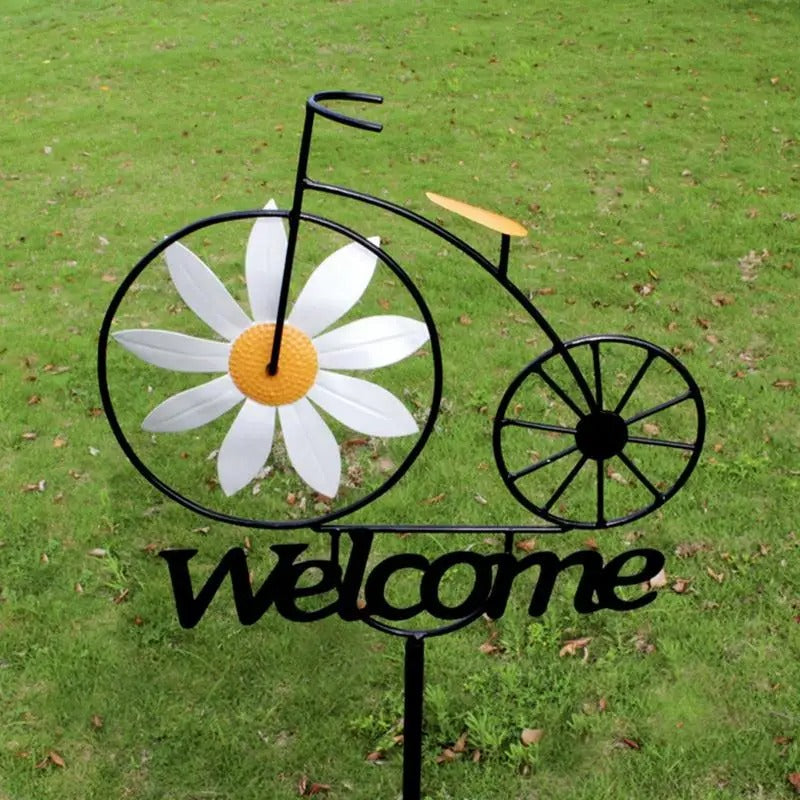 Charming Bicycle Welcome Windmill | Kalsten