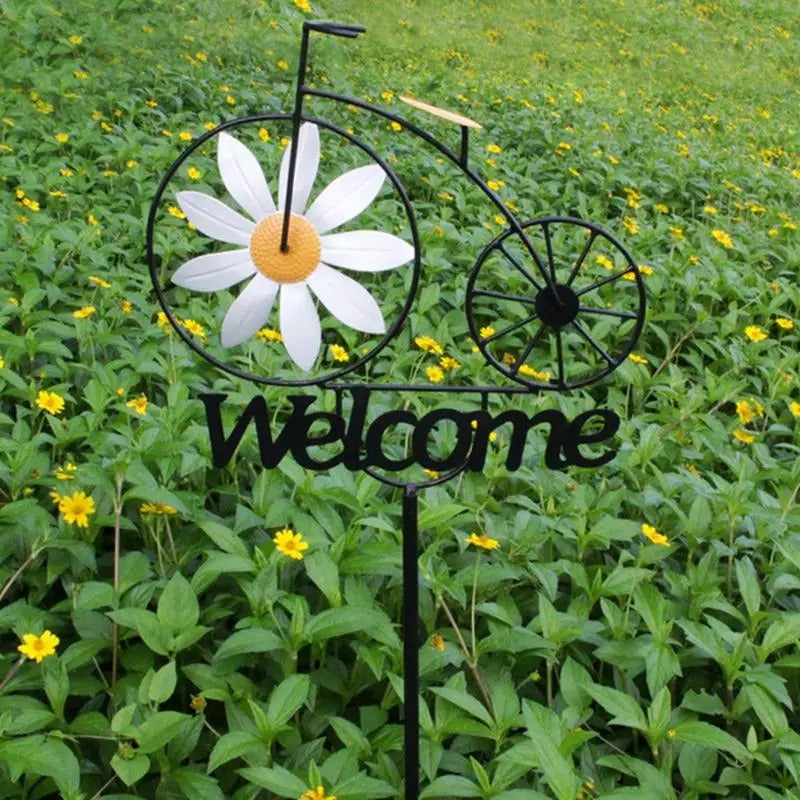 Charming Bicycle Welcome Windmill | Kalsten