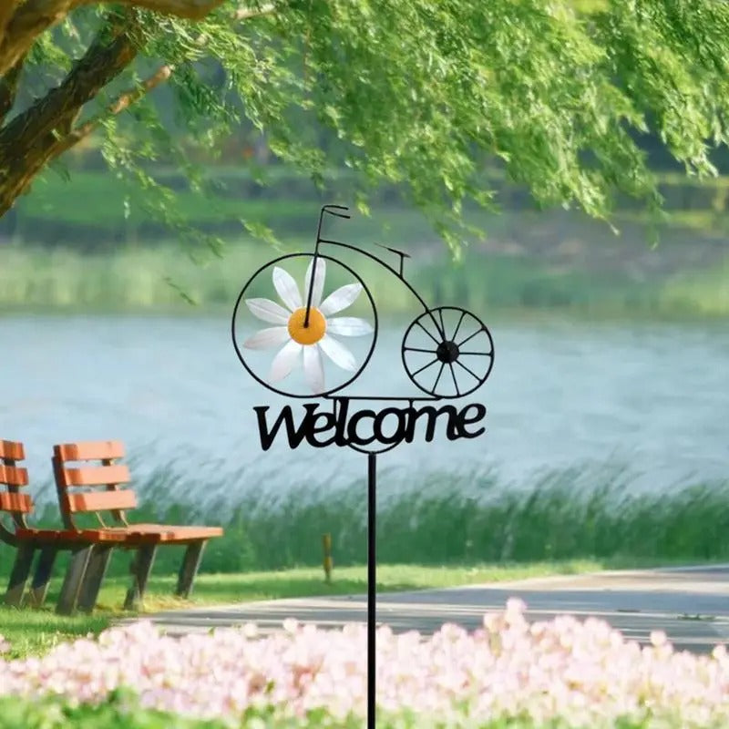 Charming Bicycle Welcome Windmill | Kalsten