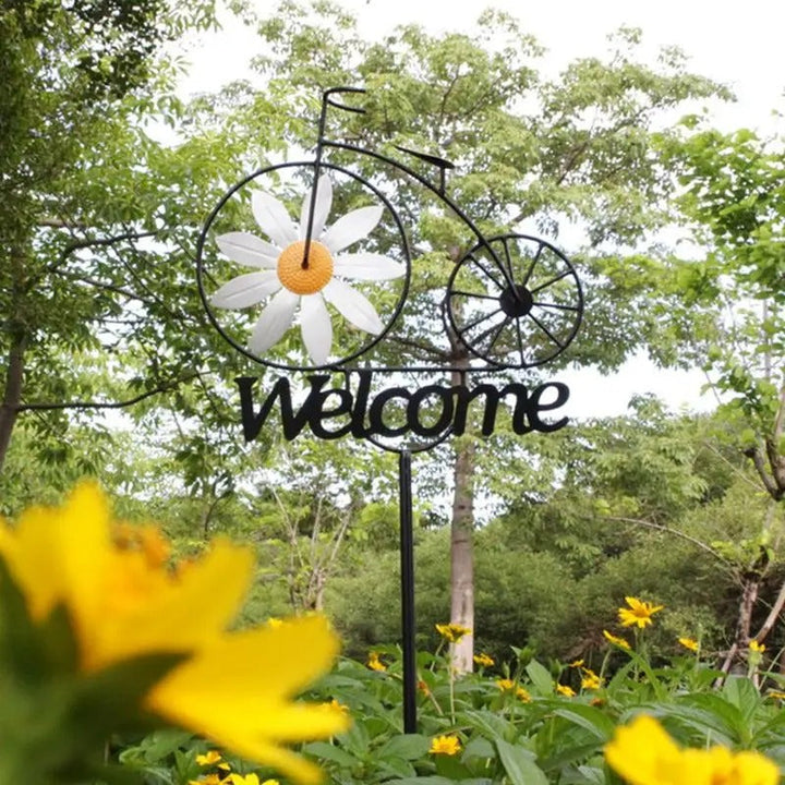 Charming Bicycle Welcome Windmill | Kalsten