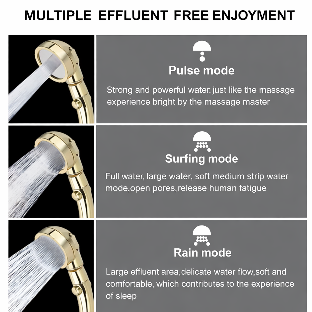 Hand shower 3-in-1 for strong shower jet | Kalsten