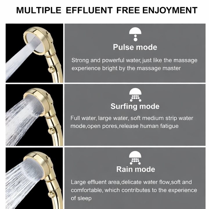 Hand shower 3-in-1 for strong shower jet | Kalsten