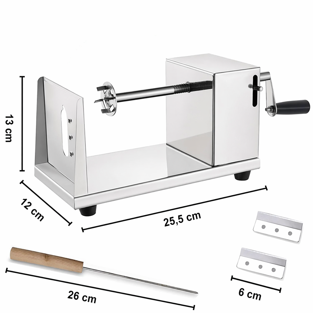 Stainless Steel Spiral Cutter for Even Spirals | Kalsten