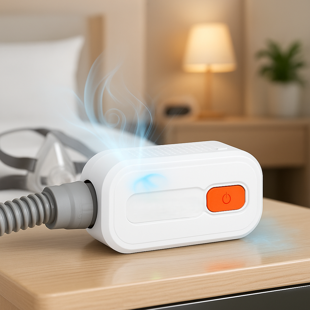Portable Ozone CPAP Cleaning Device
