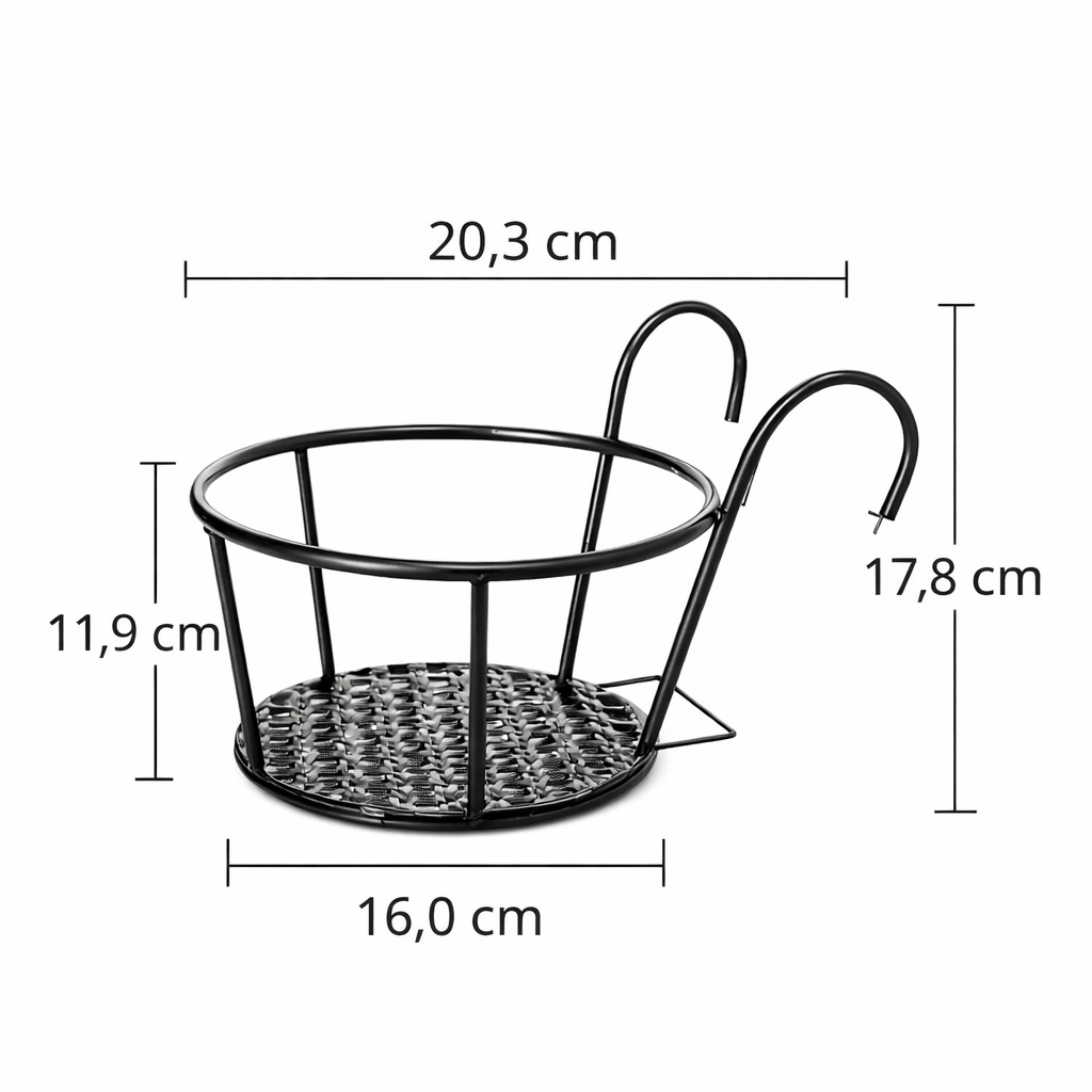 VerdaLift Plant Hanging Shelf — Finally rock-solid support for your balcony dreams | Kalsten