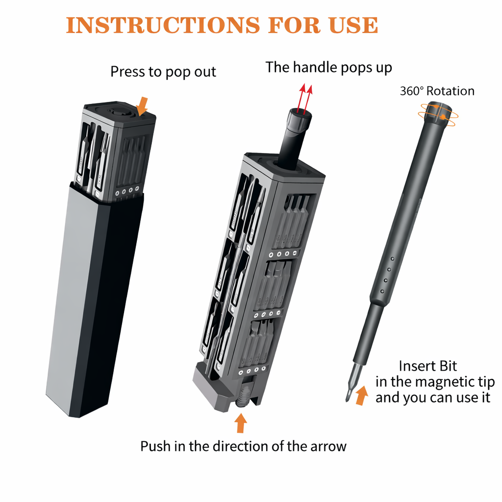 PowerGlide 40-in-1 Mini Electric Screwdriver — Perfect control for flawless, stress-free repairs | Kalsten