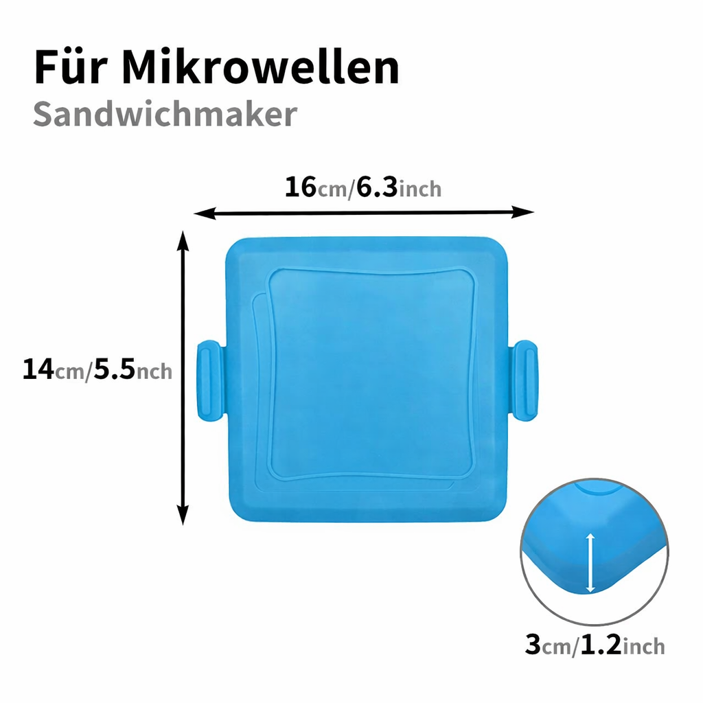 CrunchMate™ Sandwich Maker for Microwave & Oven | Kalsten