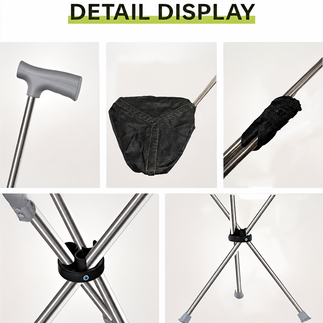 2-in-1 Walking Stick with Seat | Kalsten