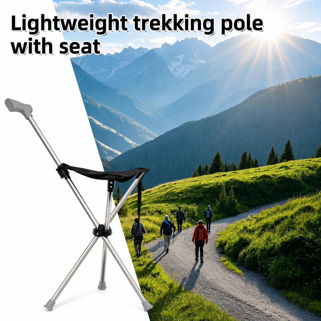 2-in-1 Walking Stick with Seat | Kalsten