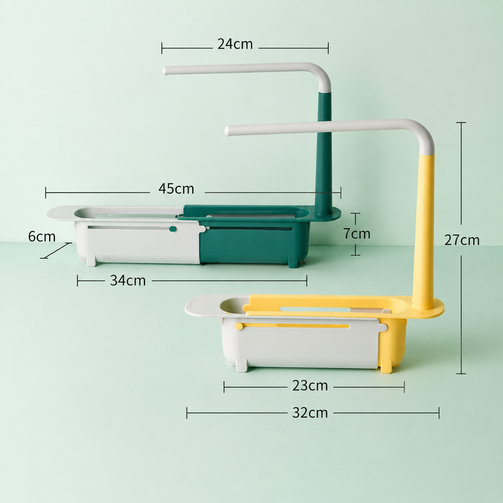 Sink organizer with towel holder | Kalsten