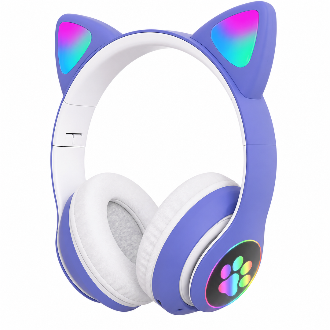 Gaming Headset Cat Ear LED Lighting USB 3.5mm | Kalsten