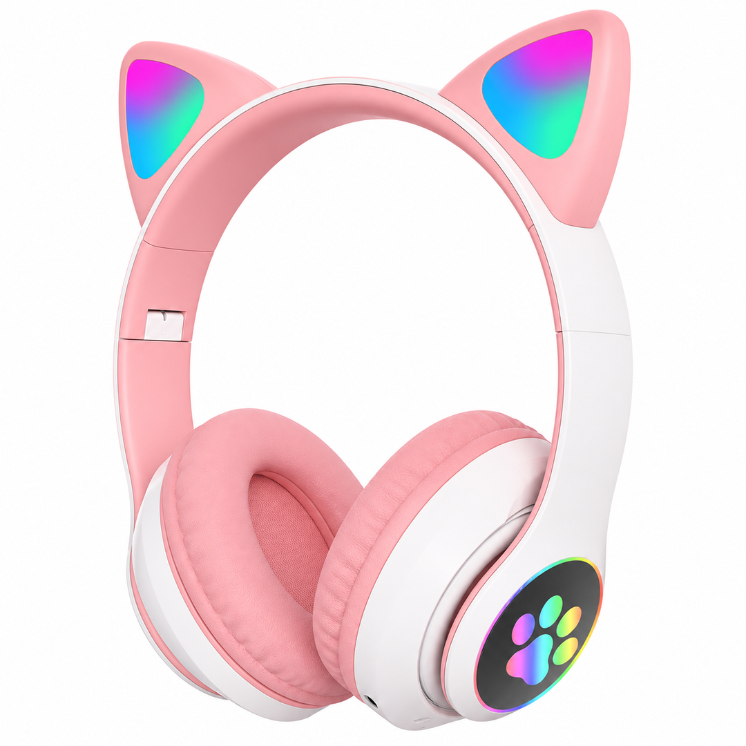 Gaming Headset Cat Ear LED Lighting USB 3.5mm | Kalsten