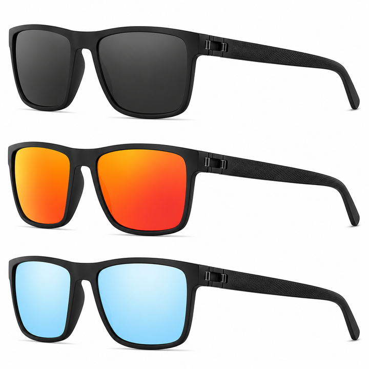 Polarized sunglasses 3-piece set UV400 | Kalsten