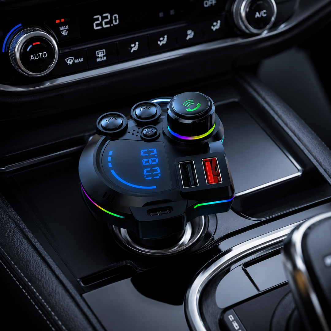 Car FM Transmitter Bluetooth 5.3 Dual-USB | Kalsten