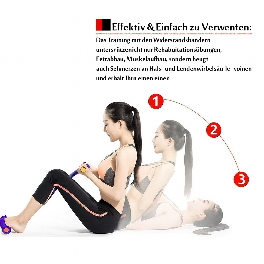 Sit-up training device for fitness exercises | Kalsten