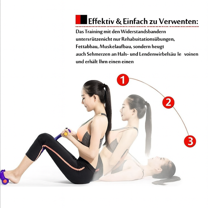 Sit-up training device for fitness exercises | Kalsten